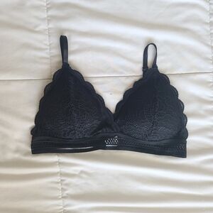 Black Lace Bra